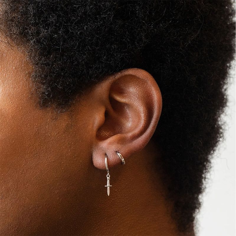 Set di gioielli da donna alla moda in argento sterling S925 con pugnale e croce, orecchini con ciondolo a forma di luna e stella con occhio di diavolo_voghion.com