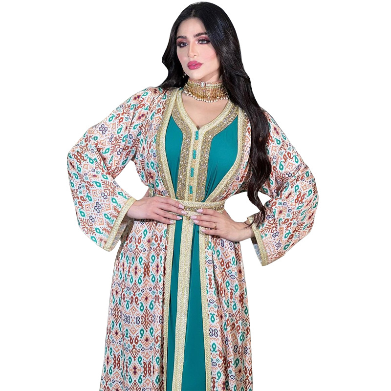 Women's fashion light luxury diamond set hot diamond gown dress_voghion.com