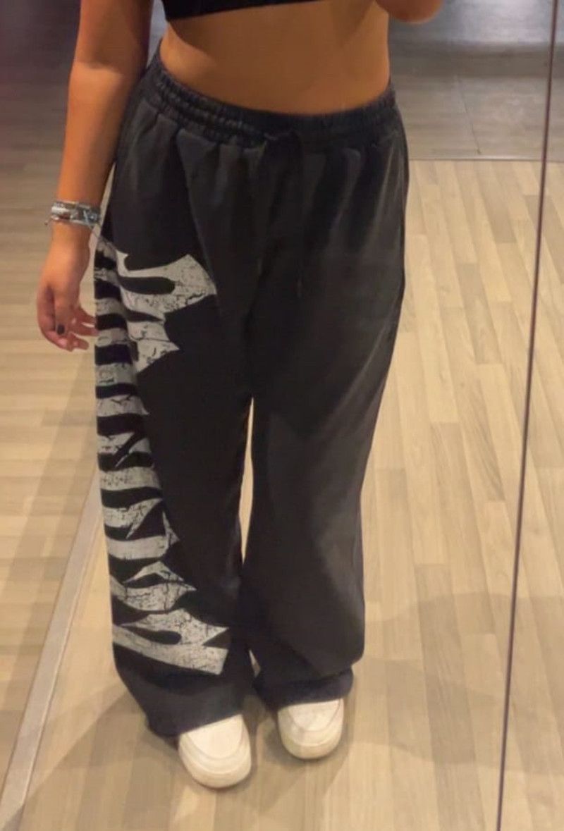 Pantalons de sport pour hommes, pantalons de sport, de course à pied, d'entraînement, en coton imprimé, pantalons de survêtement à jambes larges en coton imprimé pour la gym, la course à pied, l'entraînement, les joggeurs athlétiques_voghion.com