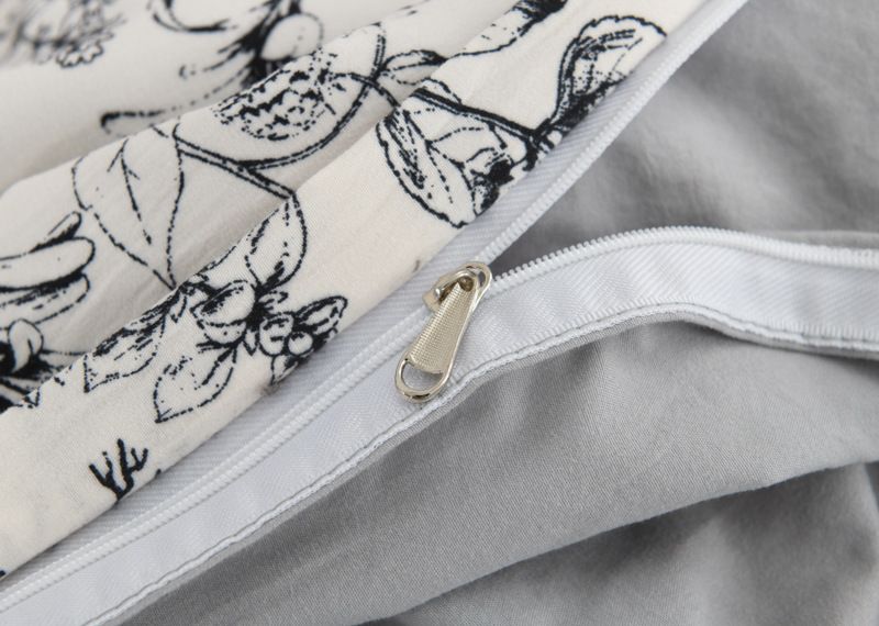 Weiche gewaschene Baumwolle Lange Kissen Bettlaken Quilt Abdeckung Bettwäsche Vier Stück Set_voghion.com