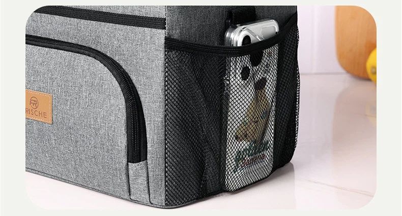 Handheld Picnic Bag, Car Mounted Fresh-keeping Ice Pack, Leak Proof Single Shoulder Insulation Bag, Large Capacity Lunch Bag_voghion.com