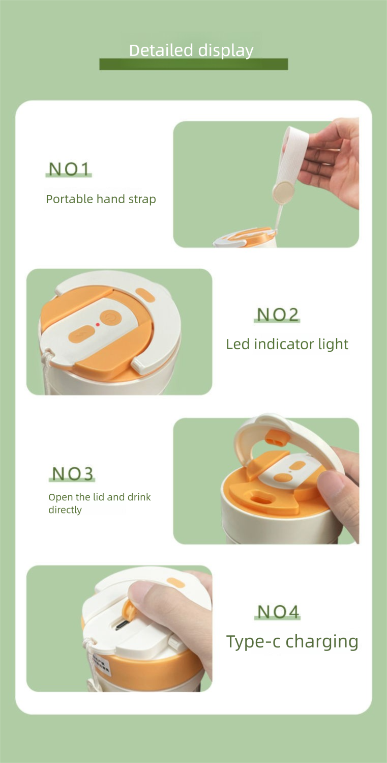 Juicer Small Household Wireless Portable Electric Machine Mini Extractor Multi-Functional Juicing Juice Cup_voghion.com