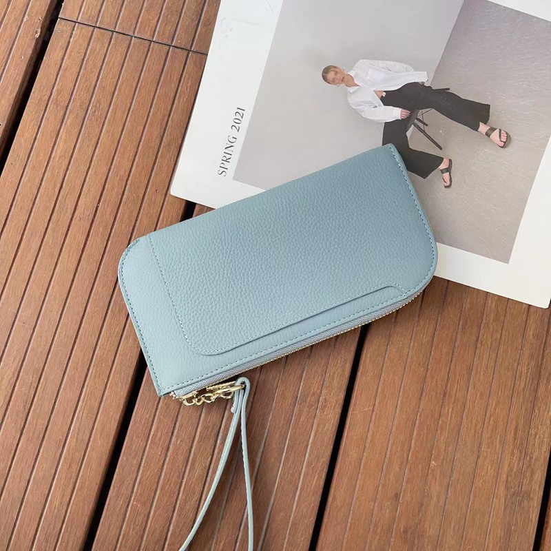 Mobiele telefoon voor vrouwen, nieuwe, veelzijdige, eenvoudige schoudertas van echt leer voor vrouwen, Koreaanse mode_voghion.com