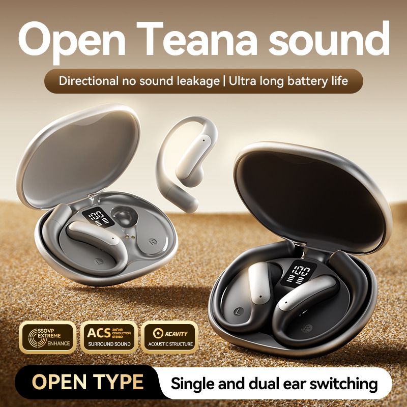 M129 New AI Smart Translation Bluetooth Ultra-Long Battery Life Over-Ear Non-In-Ear High-Value Earbuds_voghion.com