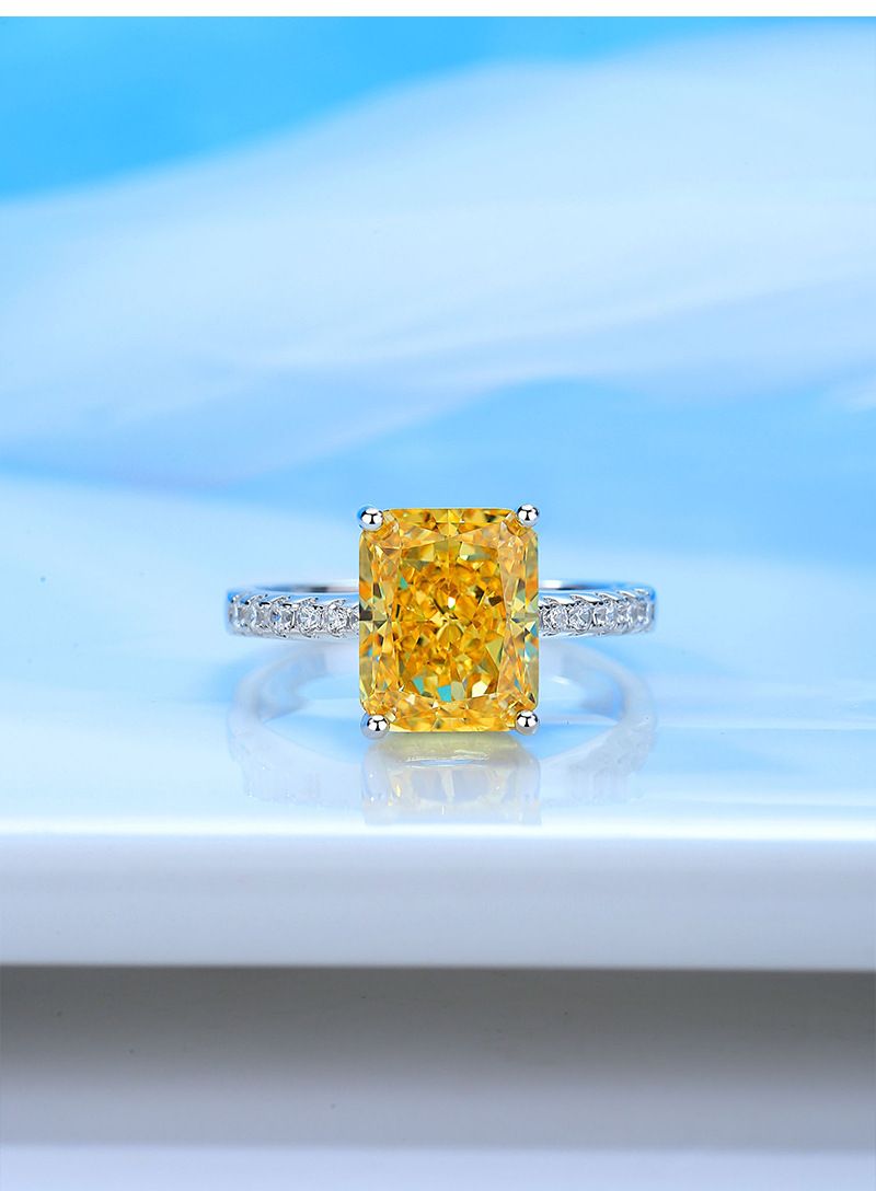 S Reines Silber 8A Zirkon Vier Krallen Zucker Weiß Eis Blume Schliff Hoher Kohlenstoffgehalt Mosang Diamant Ehering_voghion.com