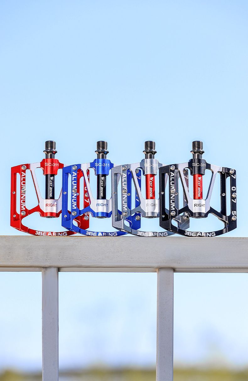 Xiqizhe Bicycle 3 Bearing Aluminum Alloy Main Body Ultra-light Anti-slip Mountain Bike Pedal_voghion.com