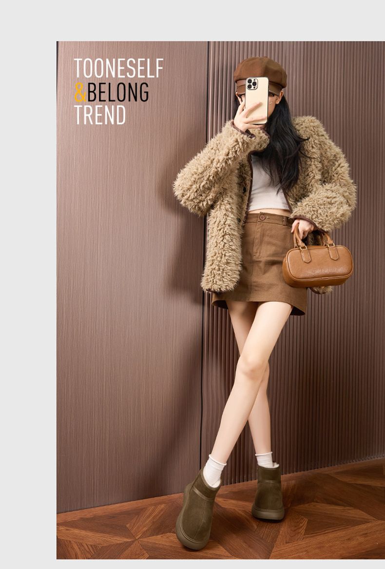 Schnee für Frauen im Winter 2024, neues Modell warme Zwischensohle dicke Baumwollstiefel mit zusätzlichem Fleece, rutschfest und vielseitig_voghion.com