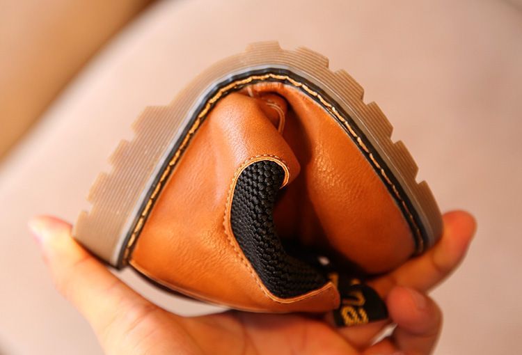 Antiderrapante resistente ao desgaste fundo macio crianças meninos meninas sapatos bonitos moda crianças botas quentes_voghion.com