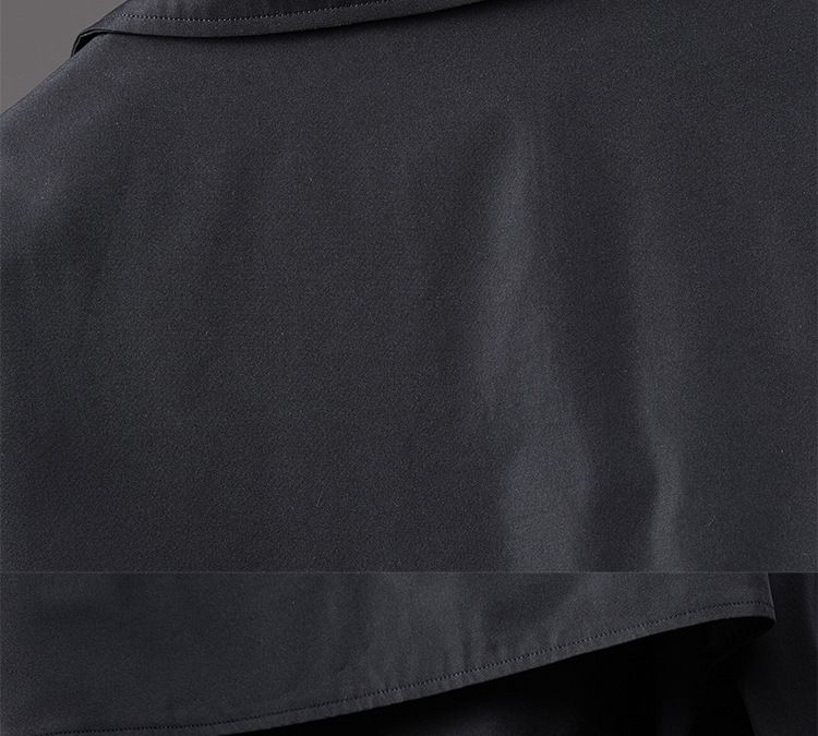 Giacca a vento di media lunghezza primaverile e autunnale da uomo coreano, cappotto doppiopetto alla moda britannico_voghion.com