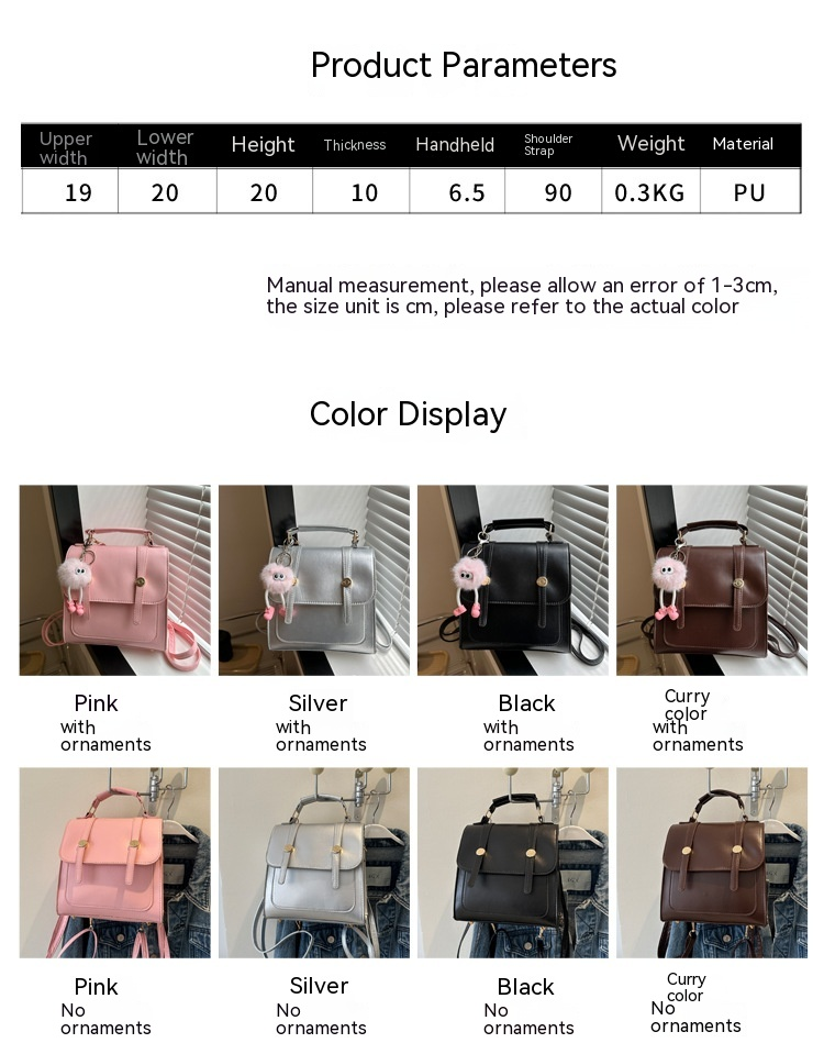 Sac à dos rétro pour femmes, sac à bandoulière avec pendentif à la mode, décontracté et Simple, nouvelle collection 2023, offre spéciale_voghion.com