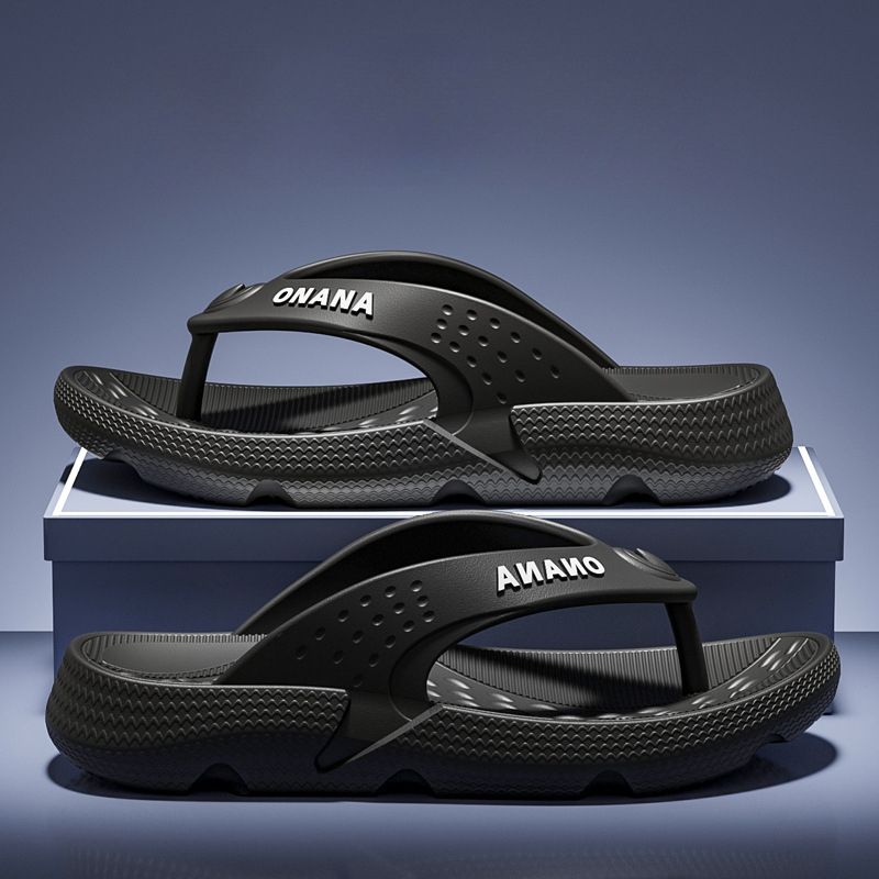 Sandalias tipo chancla para hombre con soporte ortopédico para el arco del pie, sandalias deportivas tipo chancla para hombre con plantilla acolchada suave._voghion.com