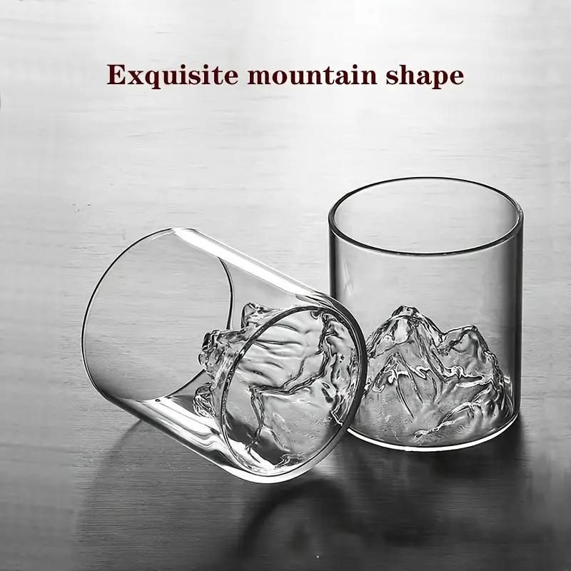 180/300ml Whiskey Glasses Mount Japanese Whiskey Glasses Fuji-Mount Drinking Glass Mountain Water Glass Drinking Glass Mug Cup_voghion.com