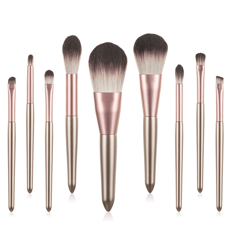 9-teiliges Make-up-Pinsel-Set, Cabocinon-Set, Make-up-Tools, Lidschattenpinsel, Puderpinsel, Beauty-Make-up GUJHUI_voghion.com