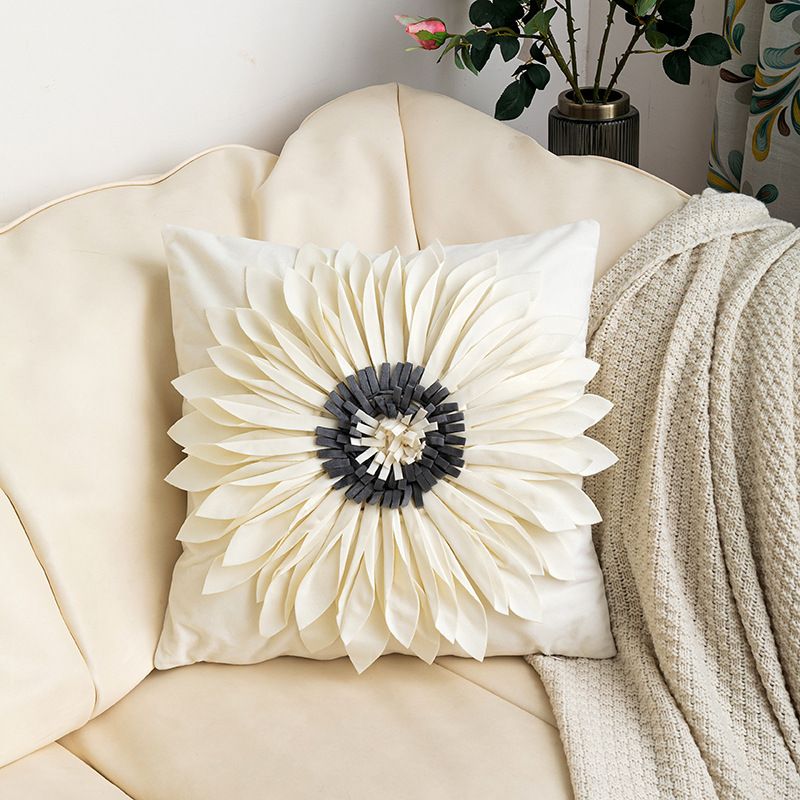 Nuovo bellissimo cuscino per divano con toppa a forma di fiore grande tridimensionale ricamato modello di decorazione per la casa federa per cuscino da camera_voghion.com