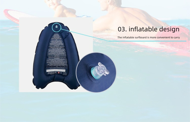Outdoor Inflatable Surfboard Portable Stand-Up Paddle For Adults And Children Safe Lightweight Kickboard Sea Surfing_voghion.com