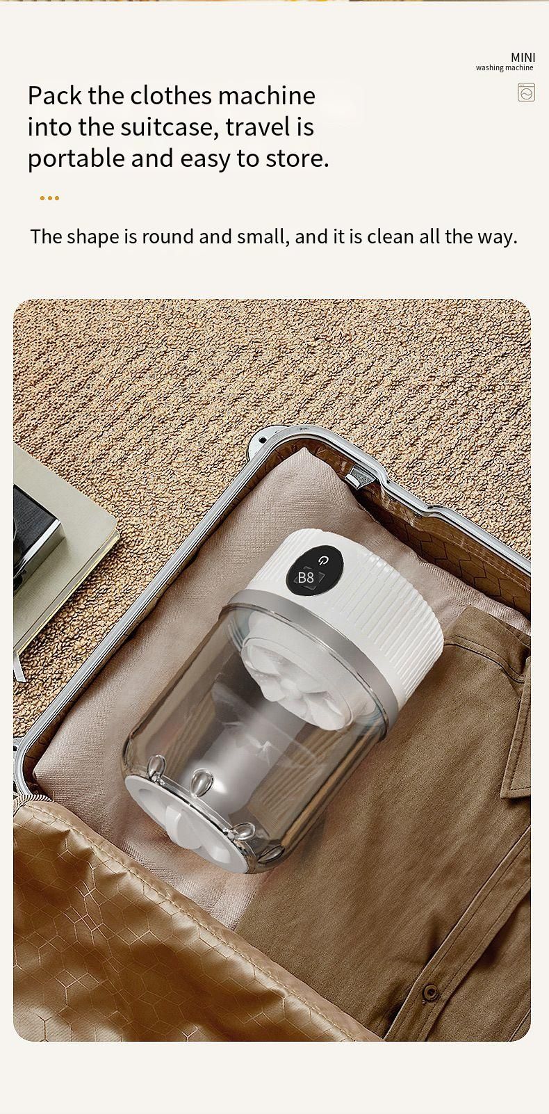 Nuovo mini-lavaggio portatile completamente automatico e senza fili, ricaricabile per biancheria intima e calzini, speciale per celebrità di Internet_voghion.com