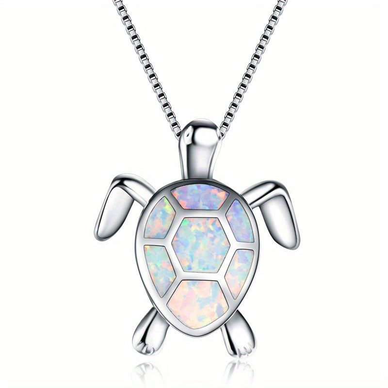 Kleine hanger persoonlijkheid mode stijl sleutelbeen ketting veelzijdige ketting schattige zeeschildpad_voghion.com