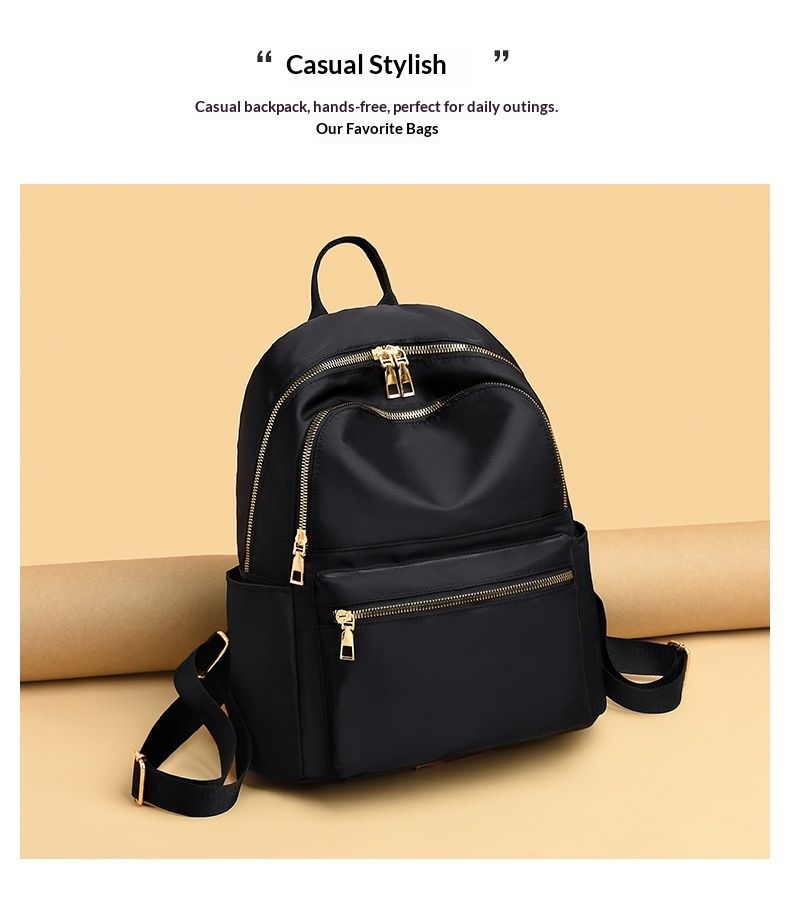 Satin Satin Factory Direct Sales 2024 New Trendy Korean Version Versatile Single Shoulder Crossbody Fashion Oxford Cloth Backpack_voghion.com