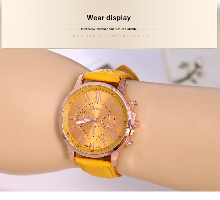 Wristwatch New Ladies Leather Belt Watch Vienna Quartz Watch Leather Belt Fashioned Ladies Watch Mens Watch_voghion.com