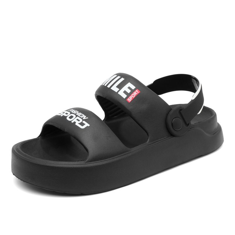 Sandalen voor heren, Zomerkleding, Haken nieuwe stijl, Dubbele strandkleding, Dikke zool, Gevoel van poep bij het stappen, Woon-werkverkeer_voghion.com