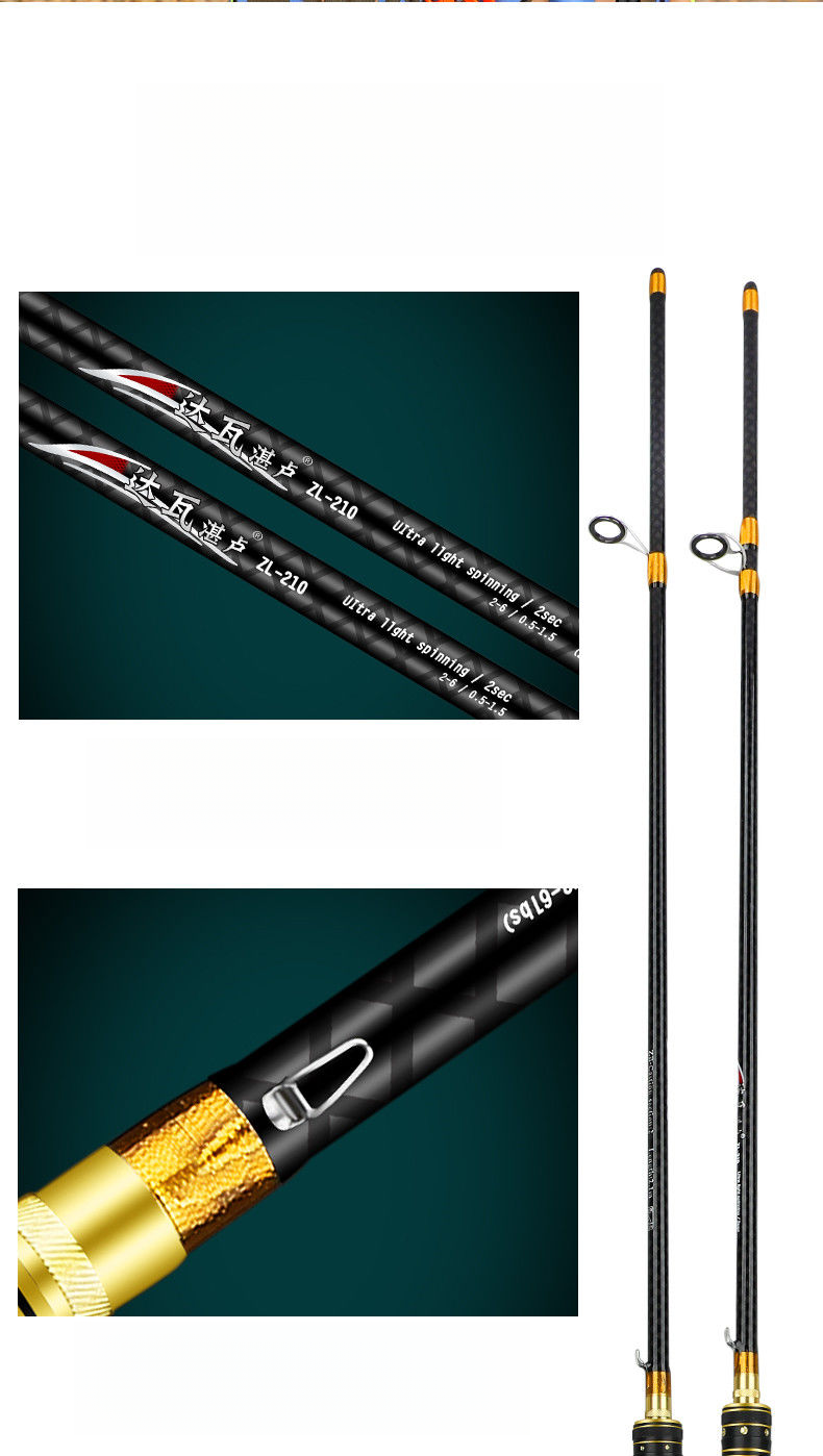 New Lure Set Carbon Fiber Ultra-light Fishing Black Fish Beginner Entry Single Rod Straight Handle Baitcasting Reel_voghion.com