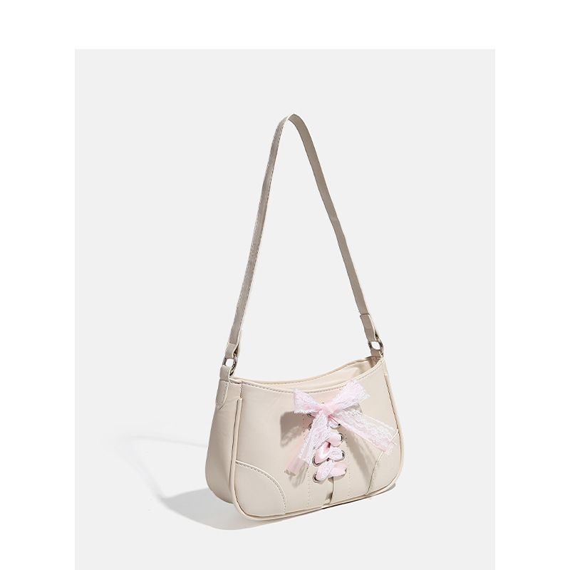 Nischen-High-End-Süße Damen-Unterarmtasche 2025 Neue Sommer-Ballettschleife Crossbody Exquisite Hundert-Umhängetasche_voghion.com