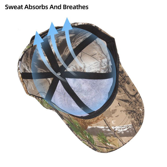 2023 Unisex Sports Outdoor Sunscreen Quick-Drying Hat Men Casual Cap Female Unisex Camouflage Hunting Fishing Army Baseball Cap_voghion.com