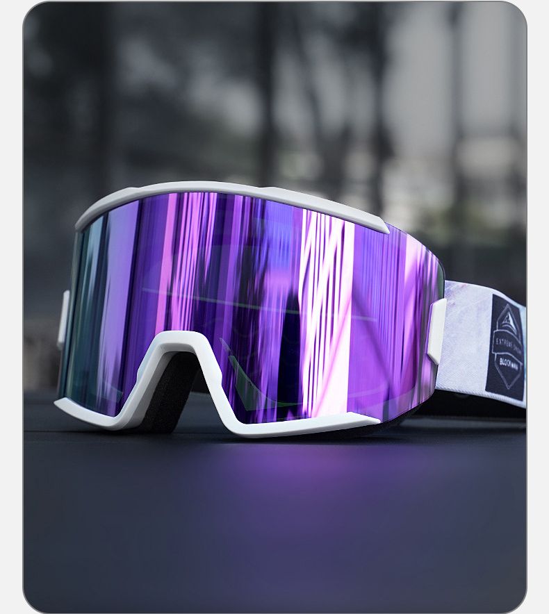 Erkekler ve Kadınlar İçin Profesyonel Kış Kayakçılığı Rüzgar Geçirmez Çift Buğu Önleyici Kar Giyilebilir Reçeteli Snowboard Gözlüğü_voghion.com