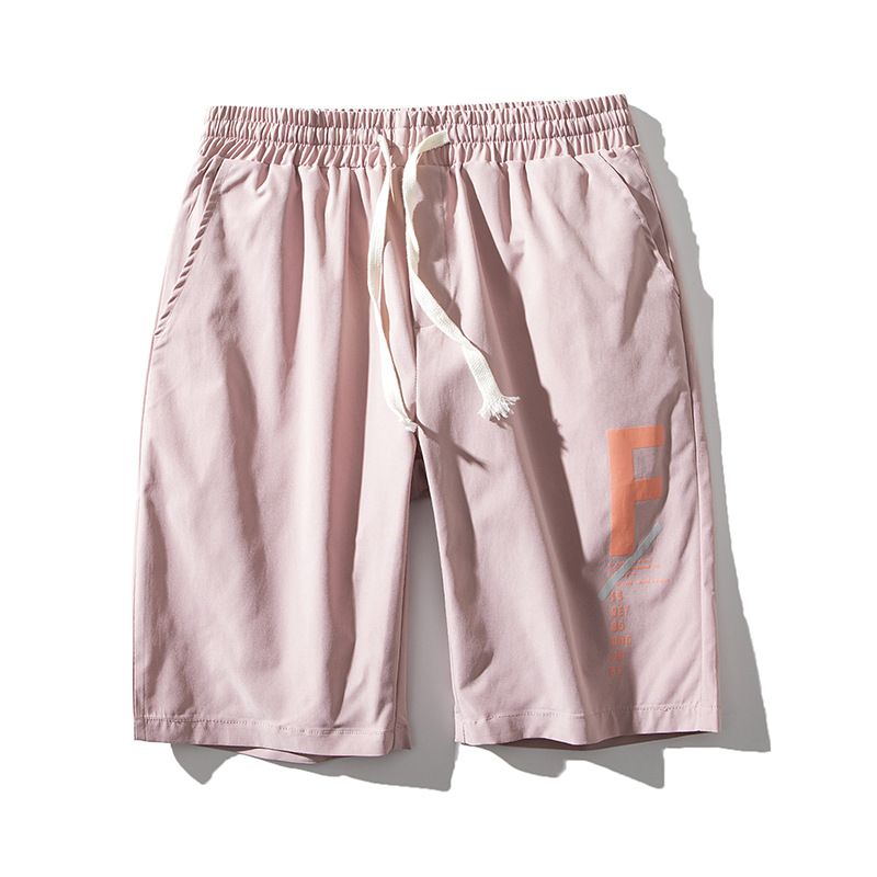 Sportsstrand Ungdom Herre Capris Casual Micro Elastic Shorts, Ensfarvede Bukser_voghion.com