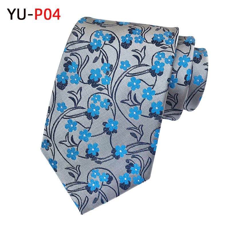 Cravatta casual formale da lavoro con motivo Paisley grande floreale 2025_voghion.com