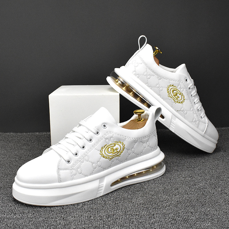 Piastra di altezza interna Versione coreana del nuovo fondo spesso traspirante a banda bassa primaverile e autunnale con la tendenza delle scarpe da uomo _voghion.com