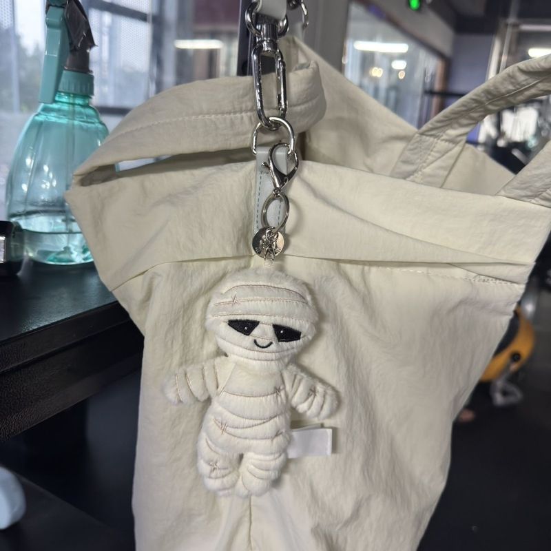 Spooky Mummy And Skeleton Plush Toy - Halloween Decor, Keychain Accessory, Soft Stuffed Doll For Teens Toy Doll Pendant Doll Gift_voghion.com
