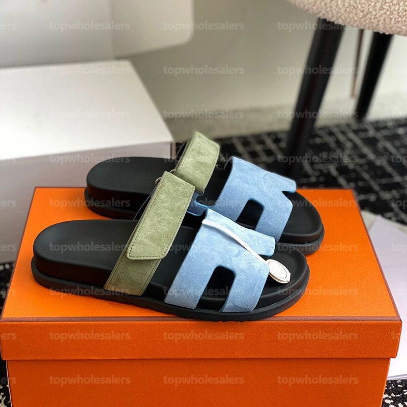 Paar-Stil für den Sommer, H-förmige echte Leder zwei Herren-Sh, modische und vielseitige flache Boden Strand_voghion.com