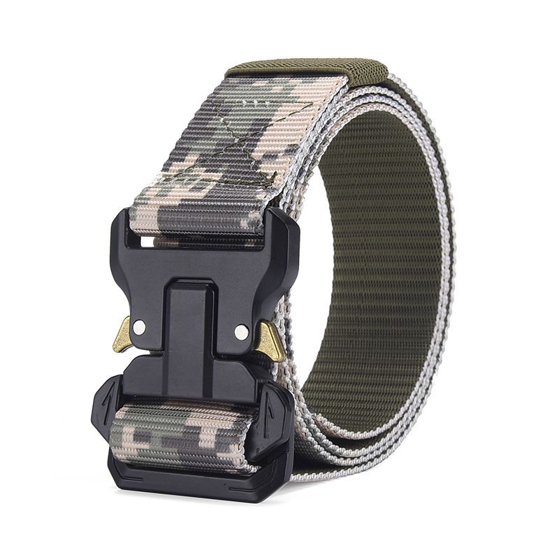 Cobra Tactical Nylon Woven Multifunctional Casual Alloy Buckle Pants Belt dla mężczyzn i kobiet_voghion.com