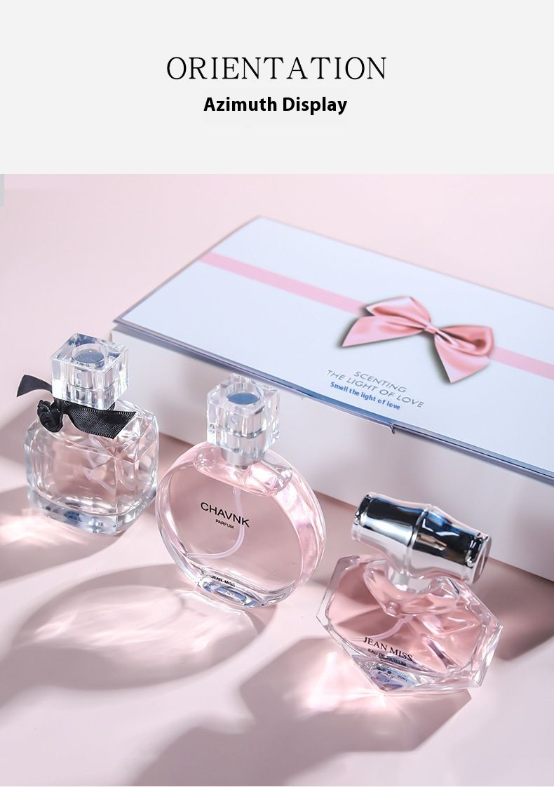 2024 New Perfume City Yixiang Brand Heart Language Gift Box Women's Perfume Set Durable Fragrance Popular Vietnam Perfume_voghion.com