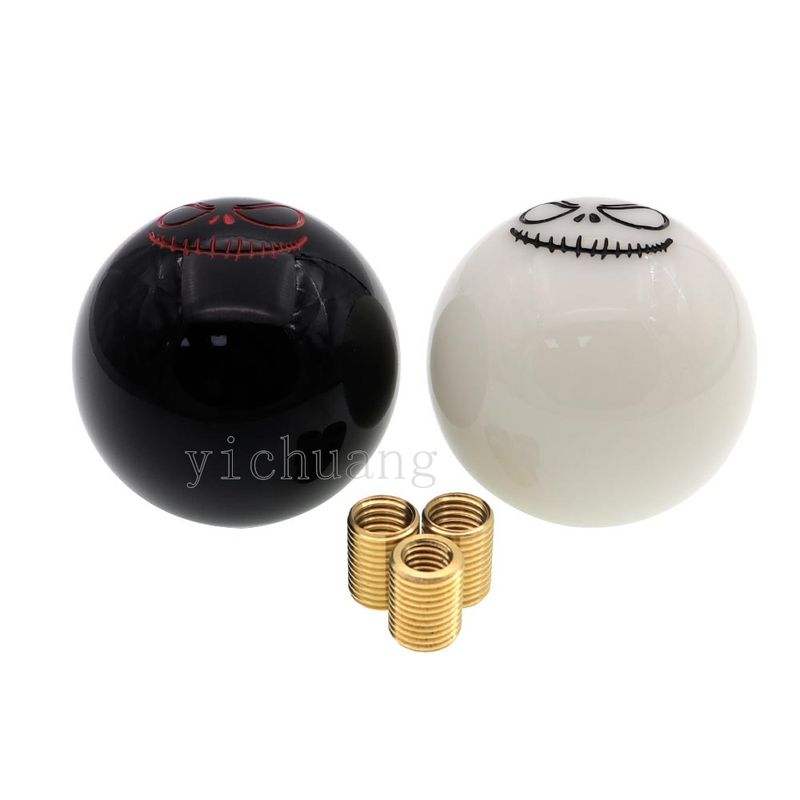 Raceauto Bal JDM Stijl Universele Versnellingspook Joker Smile Gezicht Pookknop_voghion.com