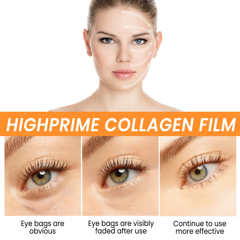 EELHOE collagen water-soluble facial lightens dark circles, bags, wrinkles fine lines, lifts and tightens eye mask_voghion.com