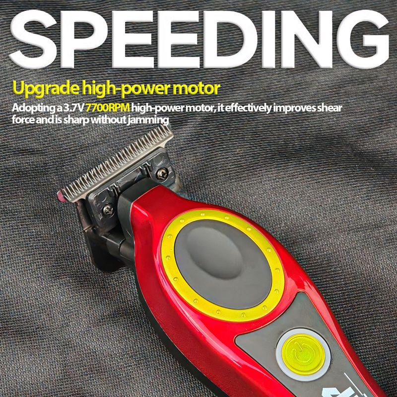 BRDCLIP 101PRO Profesjonalna maszynka do strzyżenia włosów Gradient Trimmer Barber Finish Electric Clipper 7700RPM Strzyżenie włosów dla mężczyzn hine_voghion.com