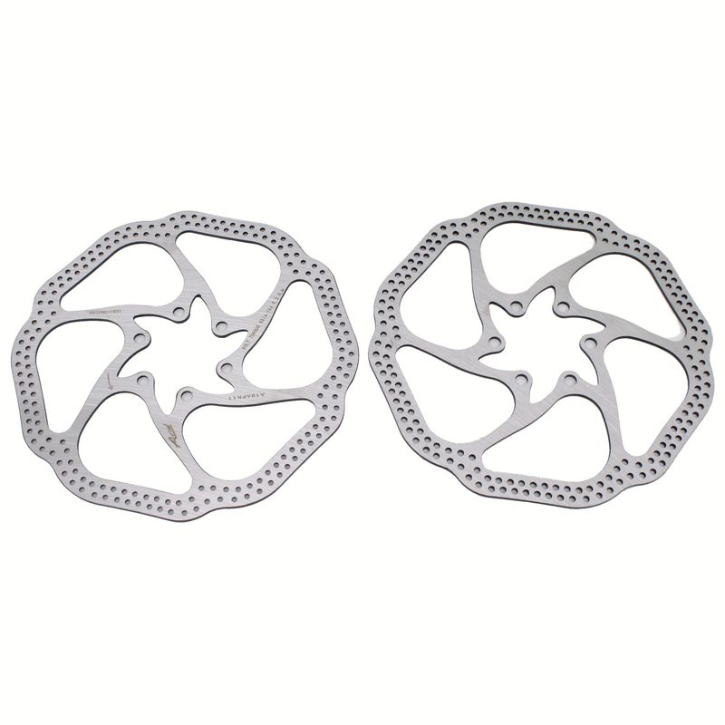 2Pcs New HS1 160mm 6" bicycle lightest Mountain bike stainless steel brake disc rotors MTB parts new_voghion.com