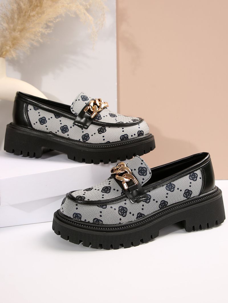 Damenschuhe neue große Größen, die die Höhe verbessern, vielseitige Plateauschuhe aus kleinem Leder_voghion.com
