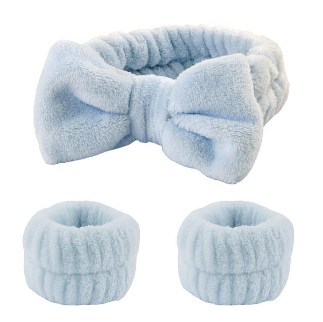 2 tk käepaela näo pesemiseks, pehme mikrokiust randme higipael, korduvkasutatav meigirätik, randmetüdrukute elastsed dušipaela peapaelad_voghion.com