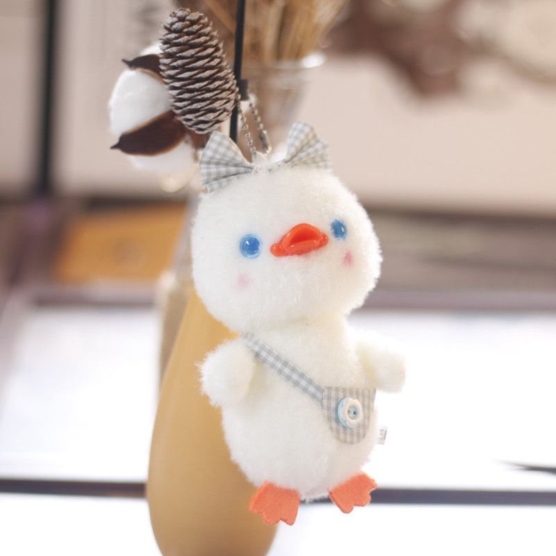 Keychain Adorable Duckling Plush Soft And Cute Stuffed Animal Accessory Bag Toy_voghion.com