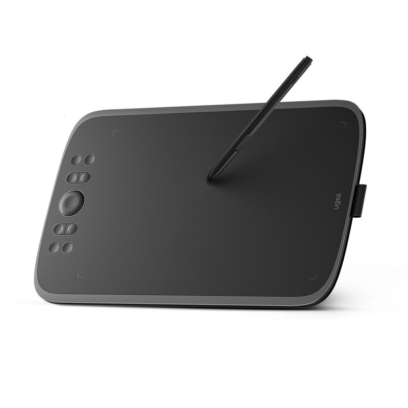 UGEE M908 Grafik-Zeichentablett 10 Zoll 8 Hotkeys Scrollrad 16K Druckstufen Kompatibel für Windows Android_voghion.com