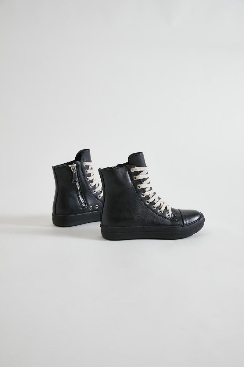 2022 autumn and winter new European and American cross border personality trend foreign trade high top shoes dark style men and women_voghion.com