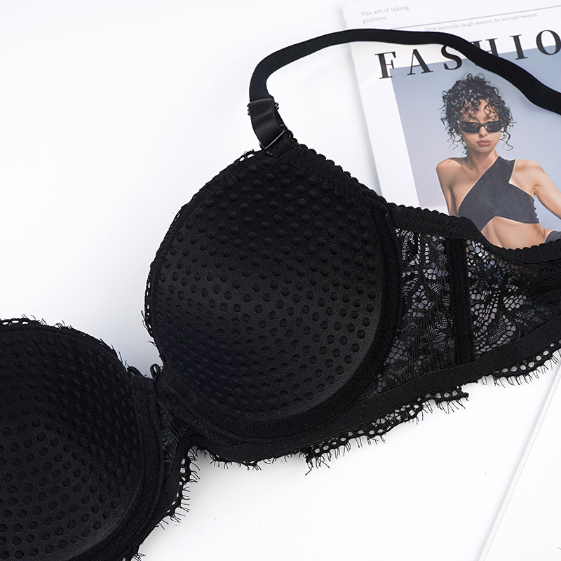 Damen Spitzen-BH, Massage-BH mat Stolring, sexy, modesch BH, sammelt Ënnerwäsch, sammelt zweet Broscht_voghion.com
