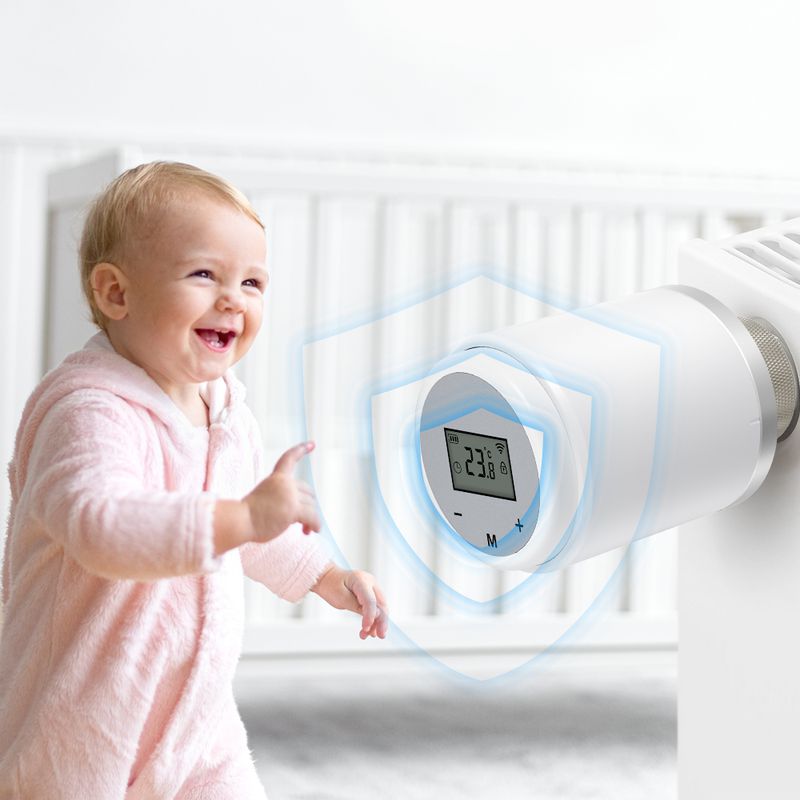 Thermostat intelligent WiFi AVATTO Tuya, radiateur thermostatique TRV, actionneur Vae, contrôleur de température pour Alexa, Google_voghion.com
