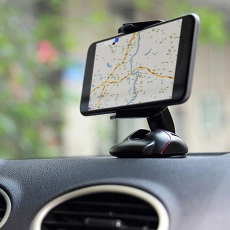Kunjiuyou Supporto universale per staffa per montaggio su auto a 360 gradi Culla per telefono cellulare GPS-Nero_voghion.com