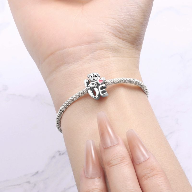 Joyería para mujer, pulsera, accesorios, amor, madre e hija, notas musicales, fuegos artificiales, sirena, dije colgante, cuentas, cobre, plata_voghion.com