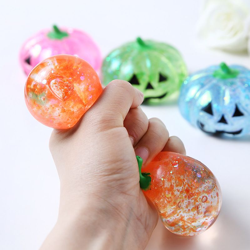 Schaum Squishies Halloween Kürbis Maltose Dekompression Entlüftung Prise Musik Langsam Rebound Dekompression Spielzeug_voghion.com