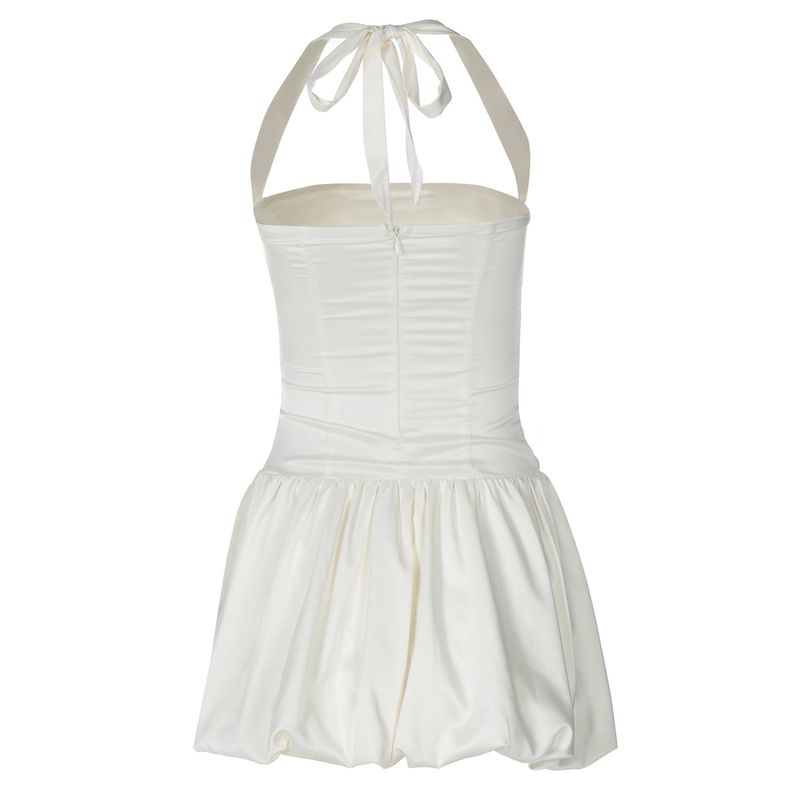 Jupe courte sexy à fleurs, couleur unie, moulante, col enveloppant, nouvelle collection été 2025_voghion.com